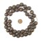 The Bead Chest Olive Wood Beads - Full Strand of Round Christian Rosary Prayer Beads (16mm, Vintage)